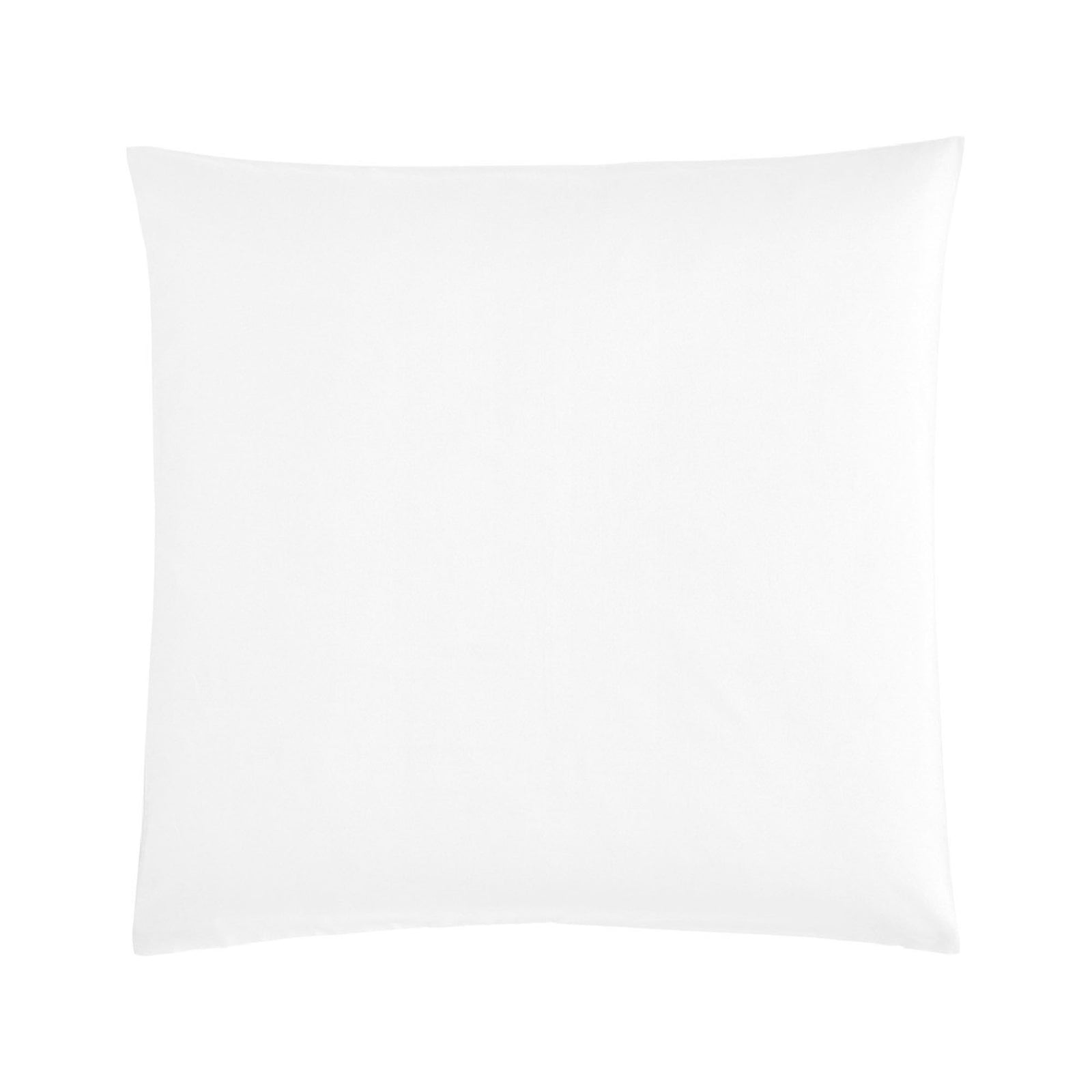 Satin Uni Kissenbezug Weiss