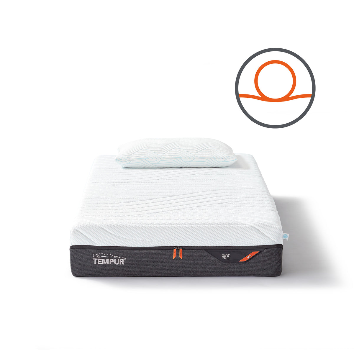 TEMPUR Pro Firm mit Icon und Kissen 90 Groesse