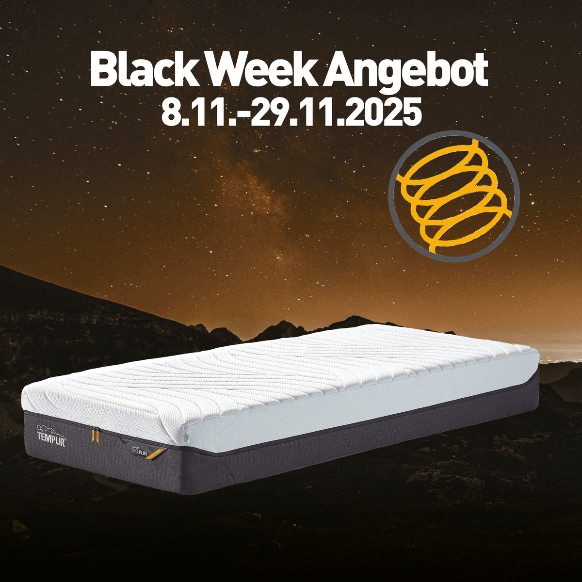 Pro Plus CoolQuilt Medium-Firm-Hybrid 27cm