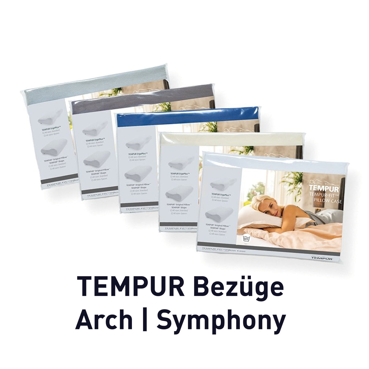Jersey Bezug zu Arch & Symphony Kissen Grösse S/M